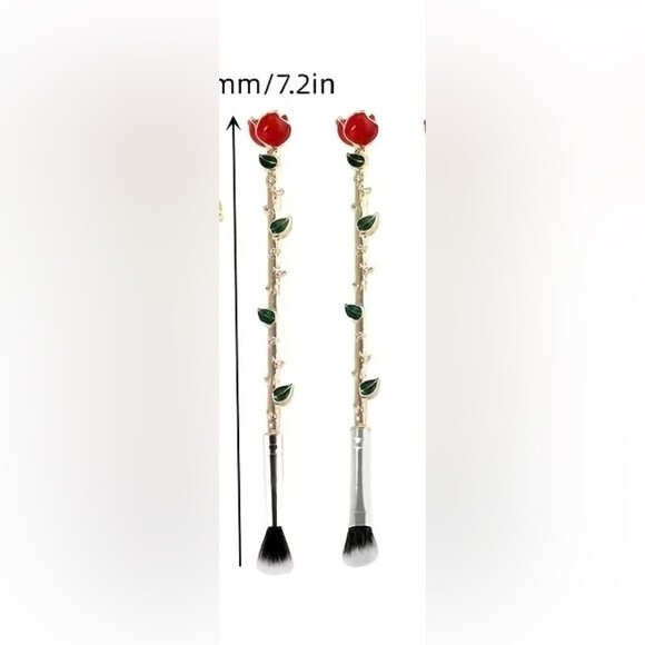 New- Rose Shape Makeup Brush Set - 4pcs Premium Cosmetic Brushes - Picture 8 of 8